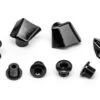AbsoluteBlack Crank Bolt Cover Black Abdeckplatten Mit Schrauben Shimano Dura Ace FC-R9100/9150