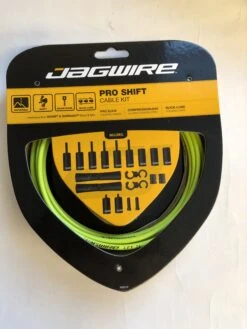Jagwire Pro Shift Organic Green Schaltzugset