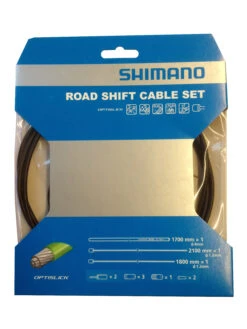 Shimano Road Shift Optislick Schaltzug-Set Schwarz