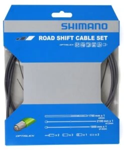 Shimano Road Shift Optislick Schaltzug-Set Grau